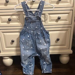 GAP Blue Kids Overalls with White Dots